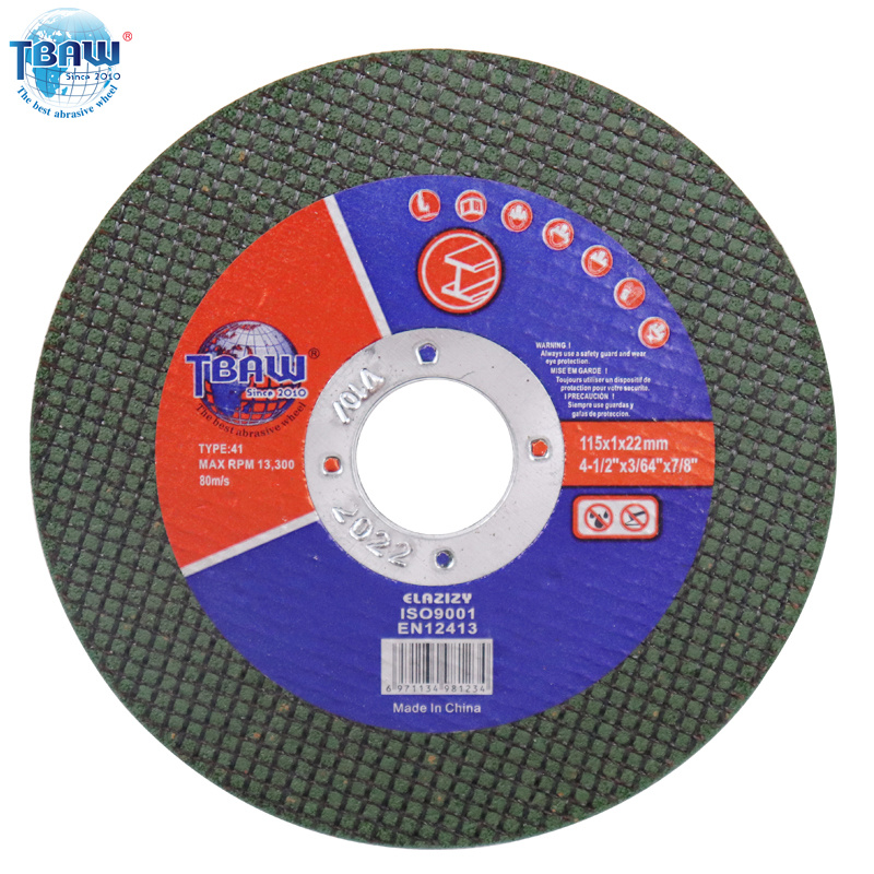 China Disco De Corte 4.5'' 115X1X16mm Cost-Effective 2 in 1 Cutting Disc