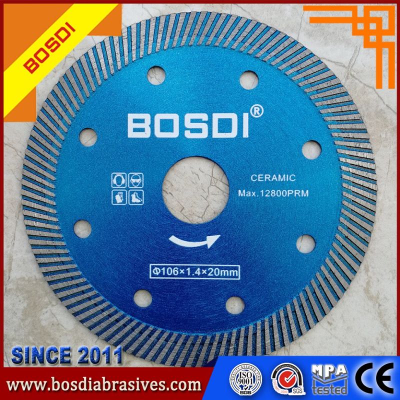 Diamond Flat Wheel/Disc/Disk for Cutting Ceramic, /Diamond Cutting Wheel/Disk/Disc, 106X1.4X8X20mm