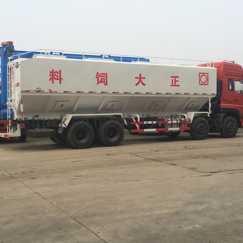 Good Quality Dongfeng 45m3 24mt 25mt Bulk Feed Tanker Truck Bulk Feed Tank