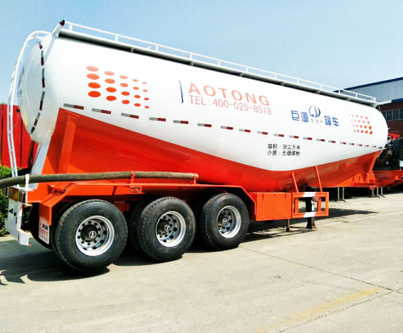 Heavy Load 50ton Bulk Cement Tanker Semi Trailer (volume optional)