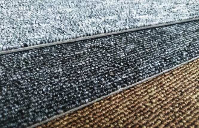 Anti-Slip Flooring Carpet Tiles in PVC Carpet Tiles for Indoor Application