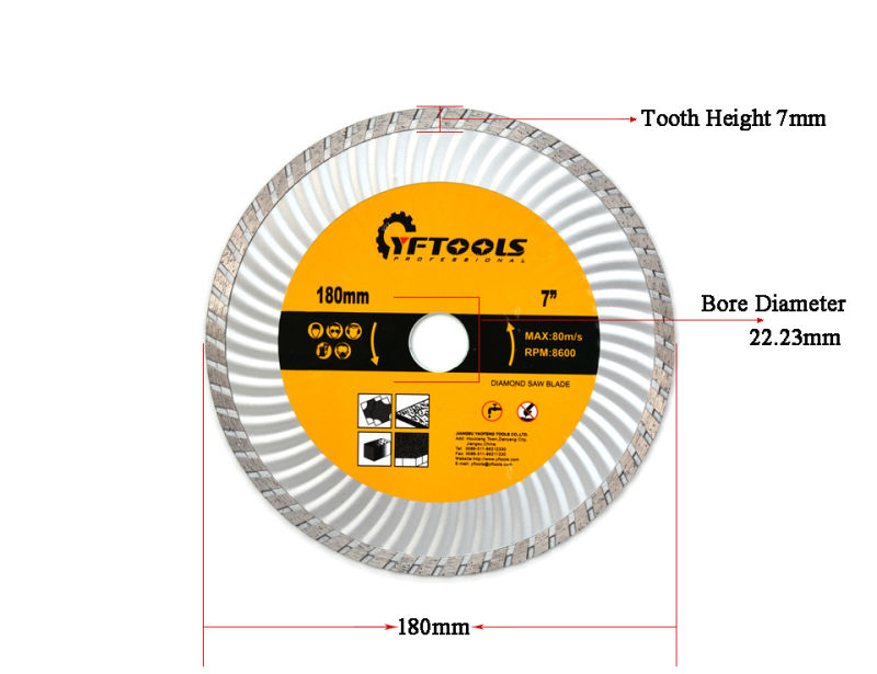 105 mm Diamond Cutting Disc for Cutting Granite