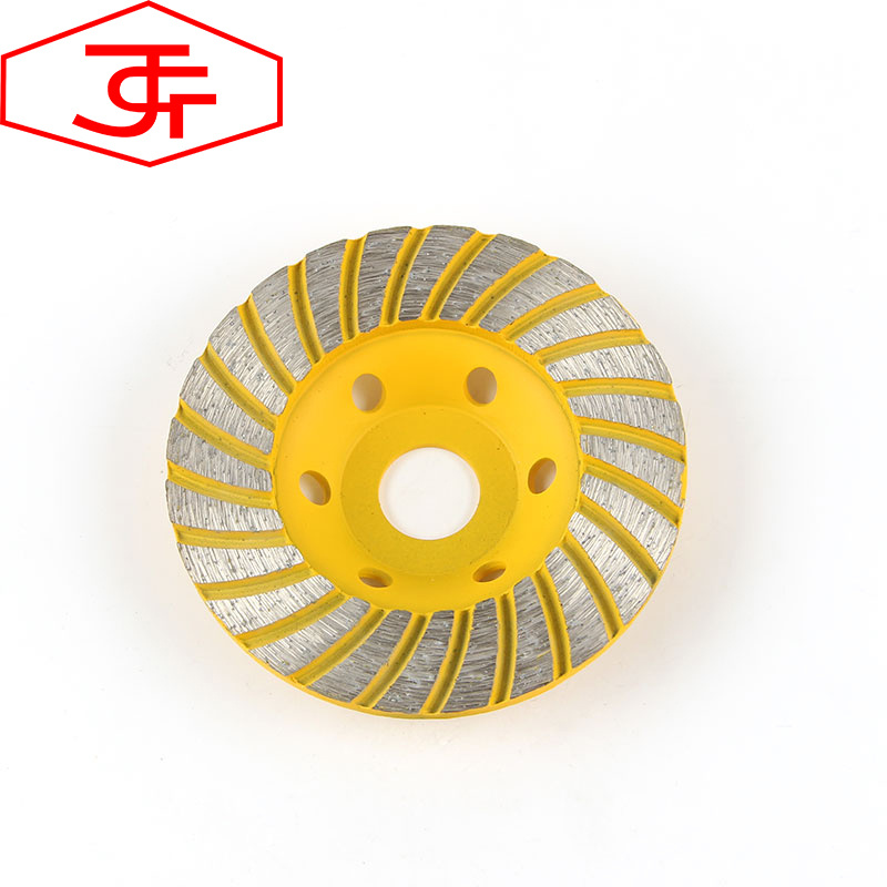 230 mm Turbo Diamond Grinding Cup Wheel for Polishing Concrete