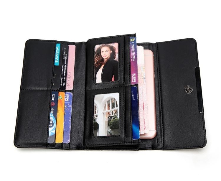 Money Clip Trifold Wallet Slim Thin Purses Long Clutch Wallets