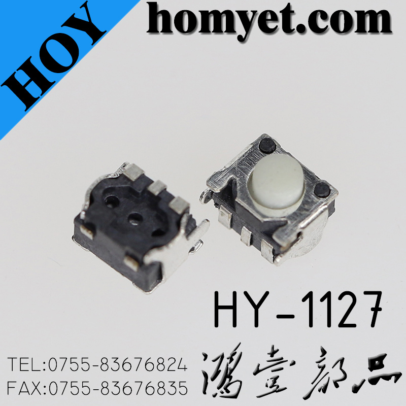 Tact Switch with 4.5*4.5*3.4mm Round Button (HY-1127)