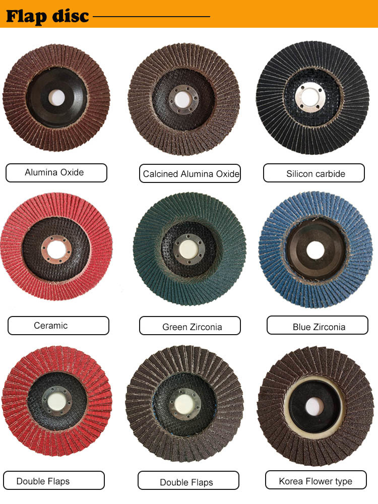 Aluminum Oxide Flap Disc Stainless Steel Polishing Disc