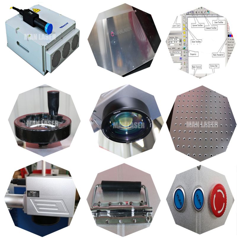 20W Portable Fiber Laser Marker Machine for All Kinds of Precision Instruments