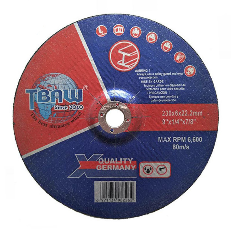 9inch Aluminum Metal Inox Abrasive Polishing Steel Disc Grinding Wheel