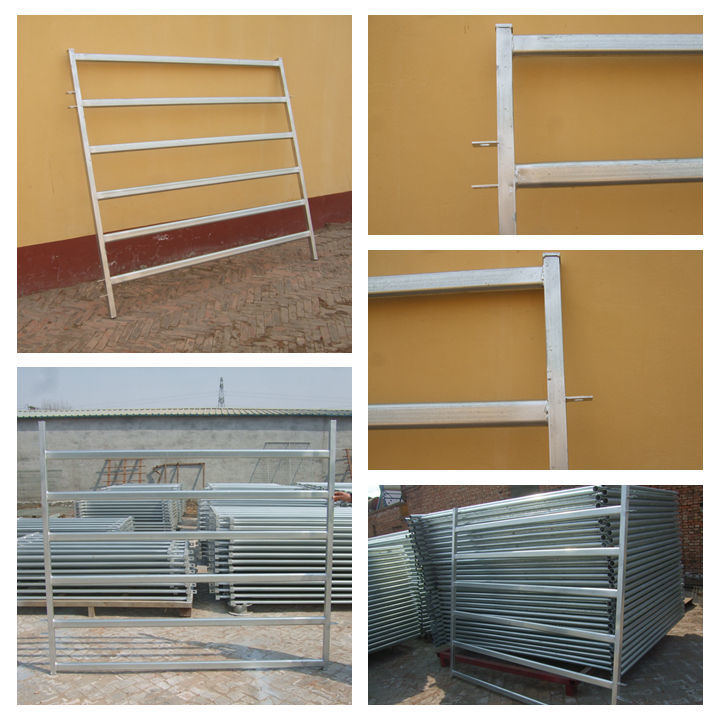 New Arrive 6 Bars Oval Pipe 115 mm Cattle Yards Panel for Sale (XMR92)