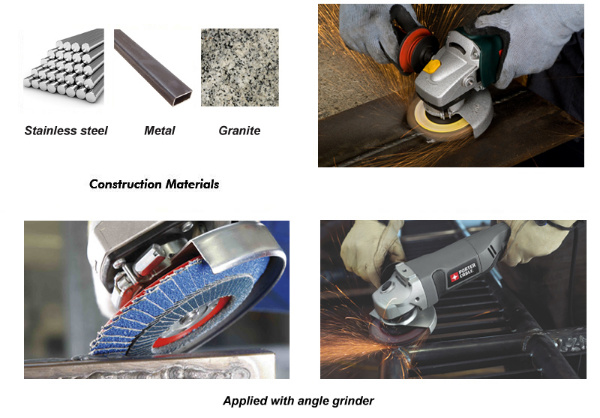 Abrasive Angle Grinder Flap Discs for Paint Removal