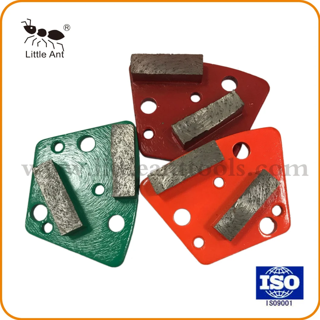 Diamod Metal Grinding Shoes Trapezoid Concrete Tools Diamond Grinding Pads