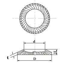 Custom Different Sizes Stainless Steel/Carbon Steel/DIN 2093 Disc Springs