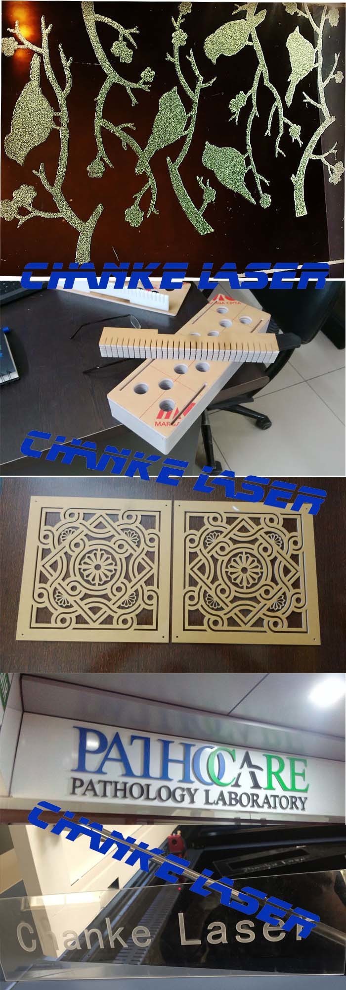 Ck1390 25mm -30mm Laser Cut Acrylic with 180W Reci Tube