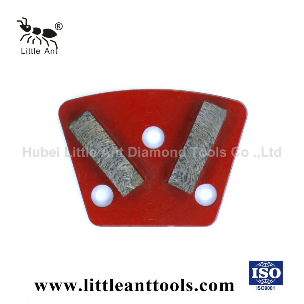 Grinding Plate with 2 Arrow Segments for Different Hardness of Concrete and Masonry Materials/Diamond Tool