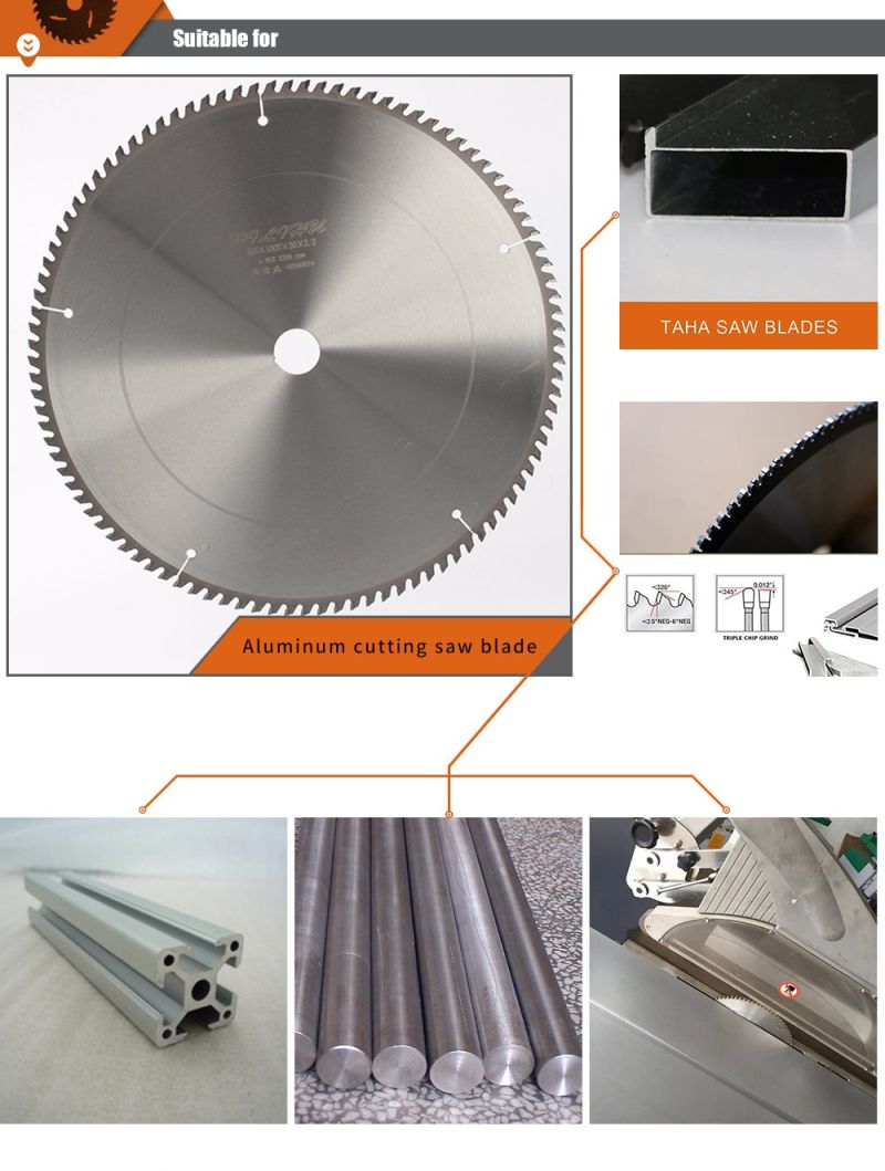 355mm Disc Blades Circular Saw Metal Cutting Machine Saw Blades for Aluminum