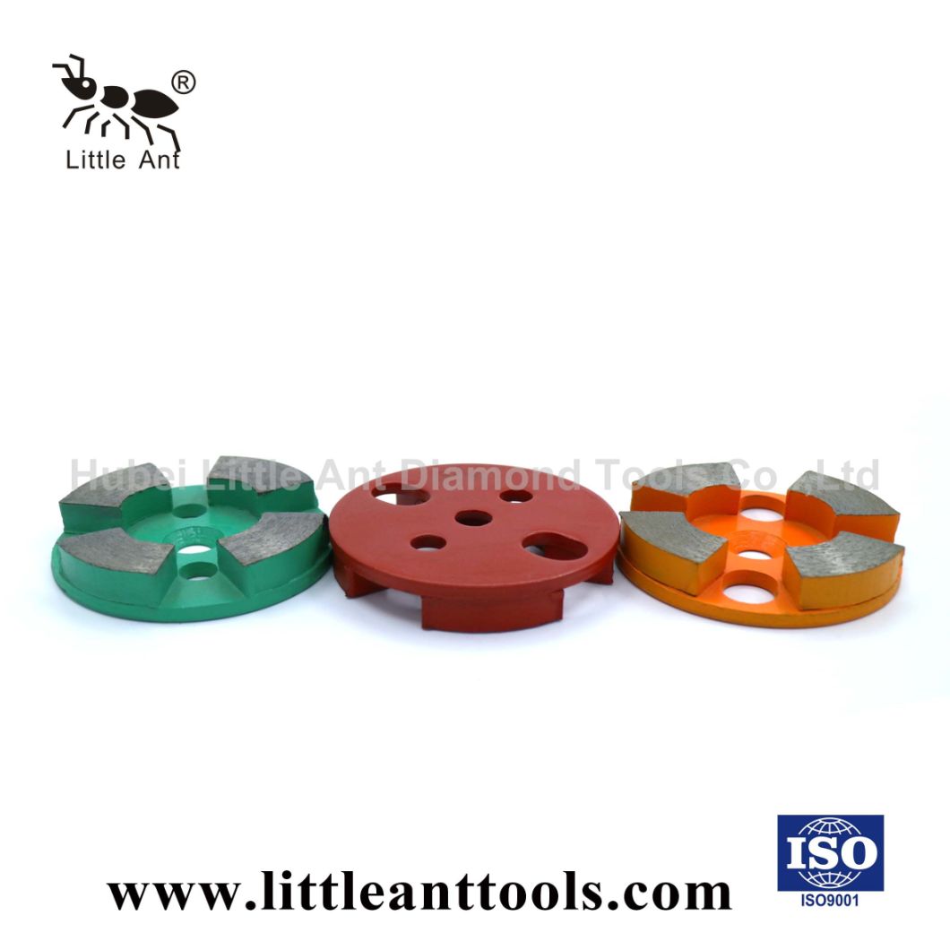 4-Inch Dimaond Grinding Shoes with 4 Segment for Stone Coarse Grinding