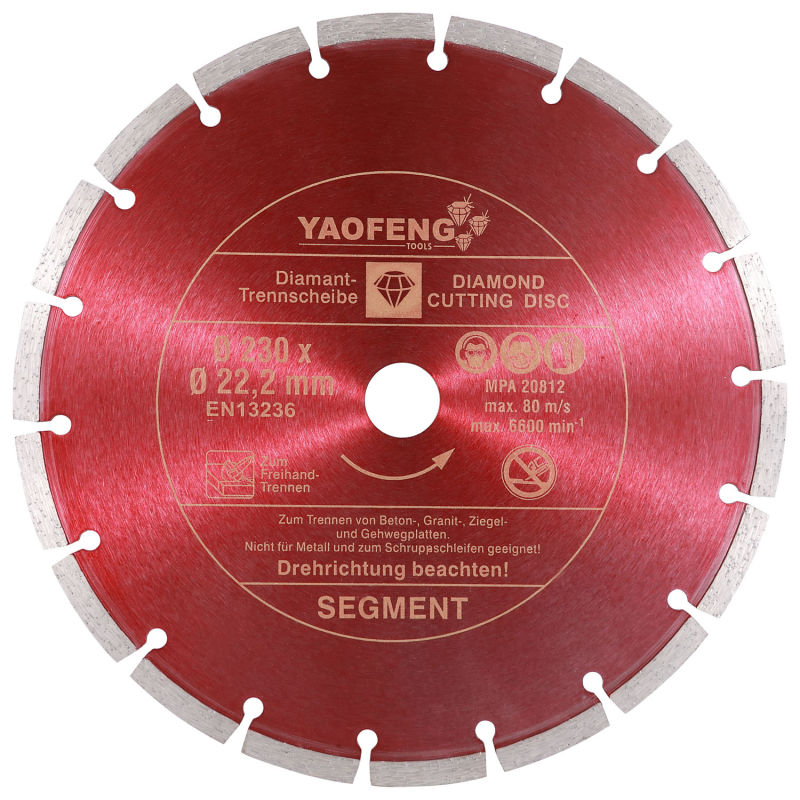 4.5 Inch Diamond Cutting Disc for Granite Marble Cutting