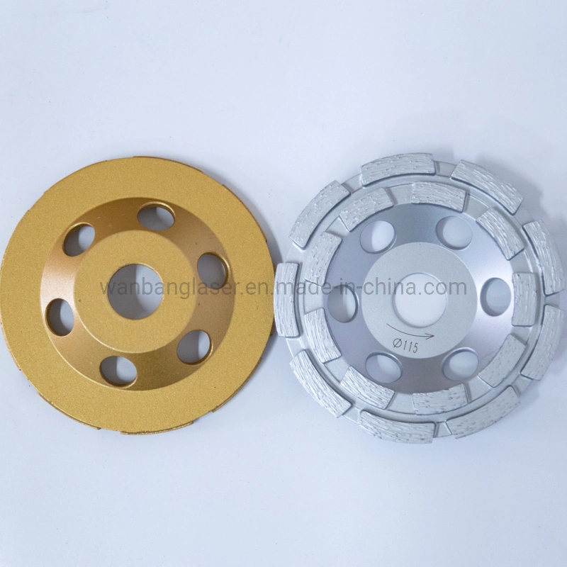 4-7 Inch Double Row Diamond Cup Grinding Wheels for Concrete