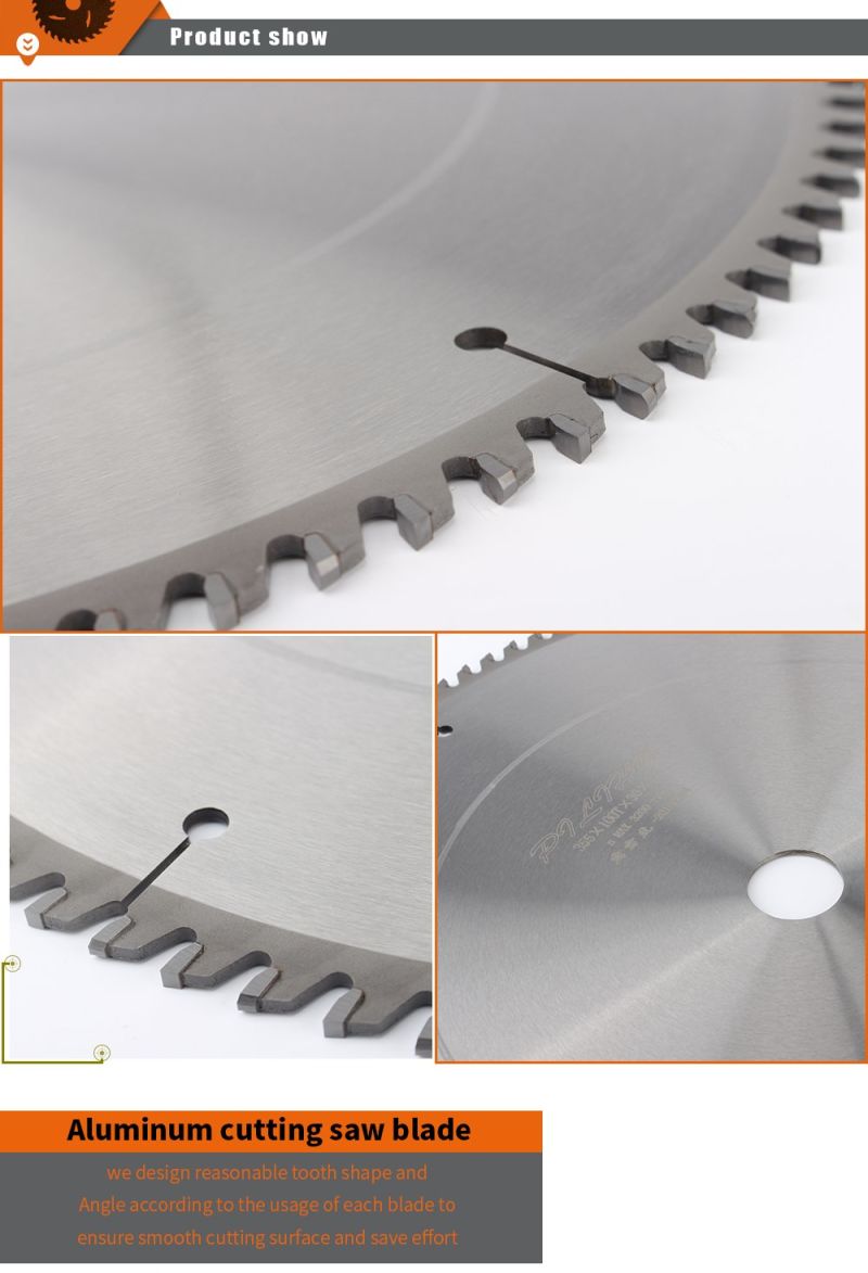 355mm Disc Blades Circular Saw Metal Cutting Machine Saw Blades for Aluminum