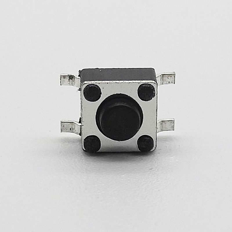 High Quality Tact Switch with Round Button 4.5*4.5*3.8/4.3/5mm 4pin (SMD)