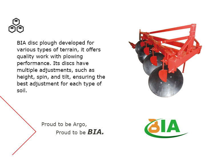 Three-Discs Disc Plough 3 Discs Disc Plow Farm Disk Plough