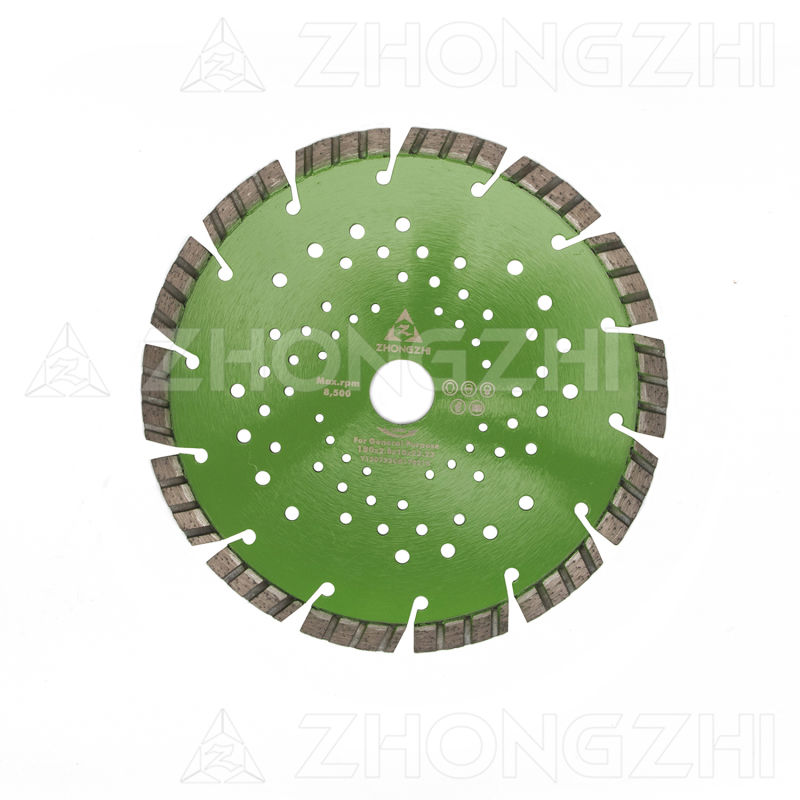 Laser-Welded Bevel Turbo Diamond Cutting Disc Used for Angle Grinder