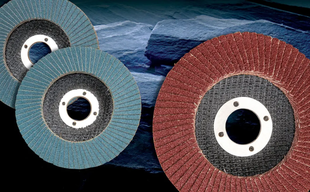 4.5'' 115mm Grit 80 Flap Disc for Metal Stainless Steel with Aluminum Oxide Zirconia Ceramic