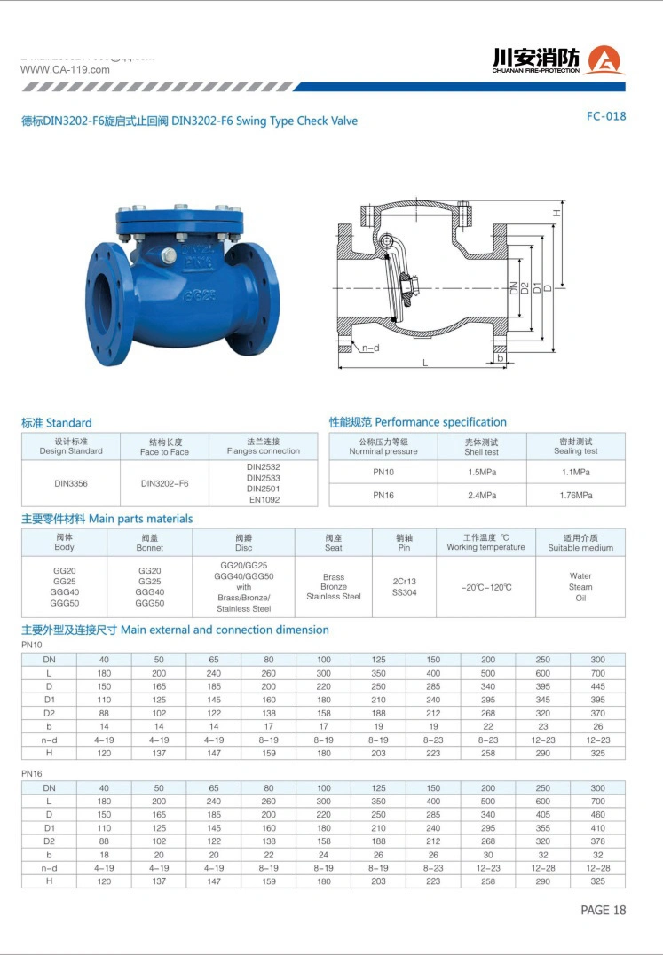 Butterfly Pn16 CF8m Water Dual Flap Flapper Type Wafer Check Valve