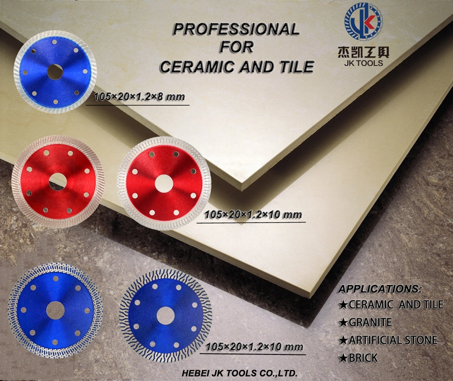 Longer Life Sintered Saw Blade Cutting Ceramic and Tile Porcelain