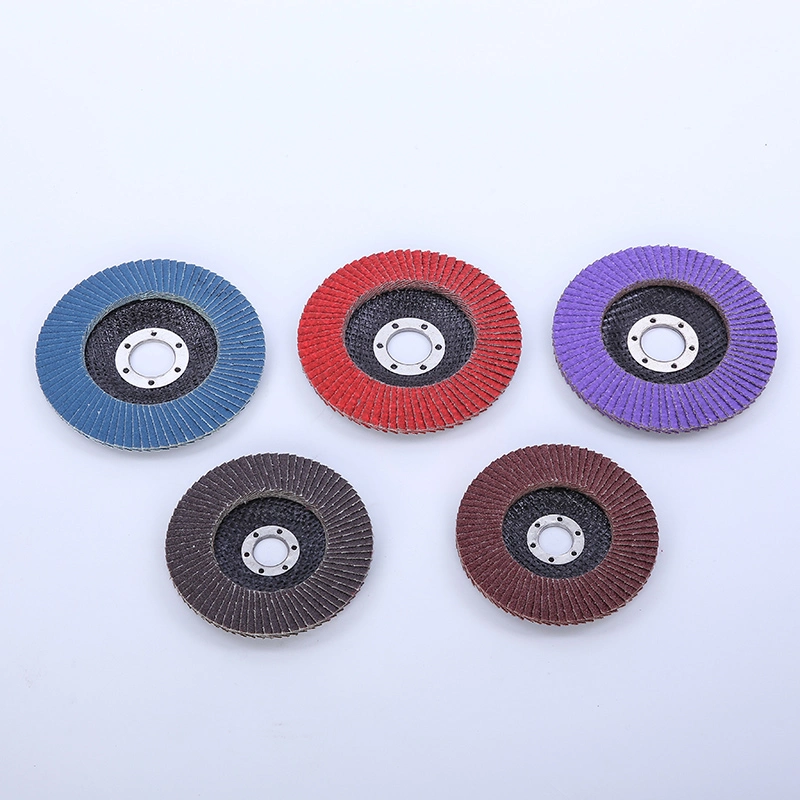 4.5'' 115mm Grit 80 Flap Disc for Metal Stainless Steel with Aluminum Oxide Zirconia Ceramic