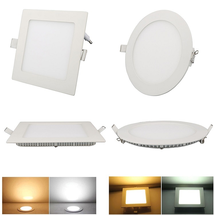 Ultrathin SMD2835 Round LED Panel Light for Home 6W Slim Panel Light