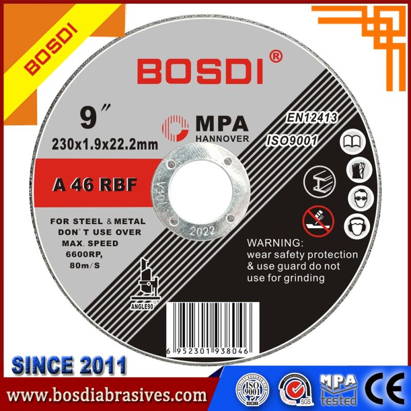 4" Cutting Disc/Disk, Abrasive Cutting Disc for Metal and Inox