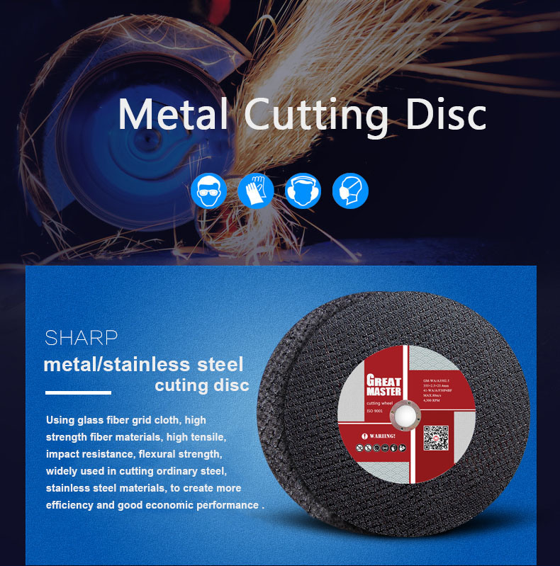 High Performance 4 Inch Abrasive Metal Cutting Disc for Steel