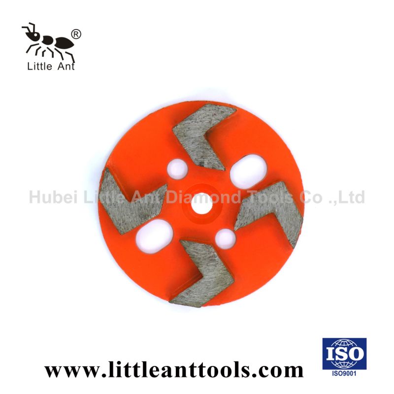 Hot-Selling 4 Segments Concrete Grinding Disc Diamond Floor Shoes