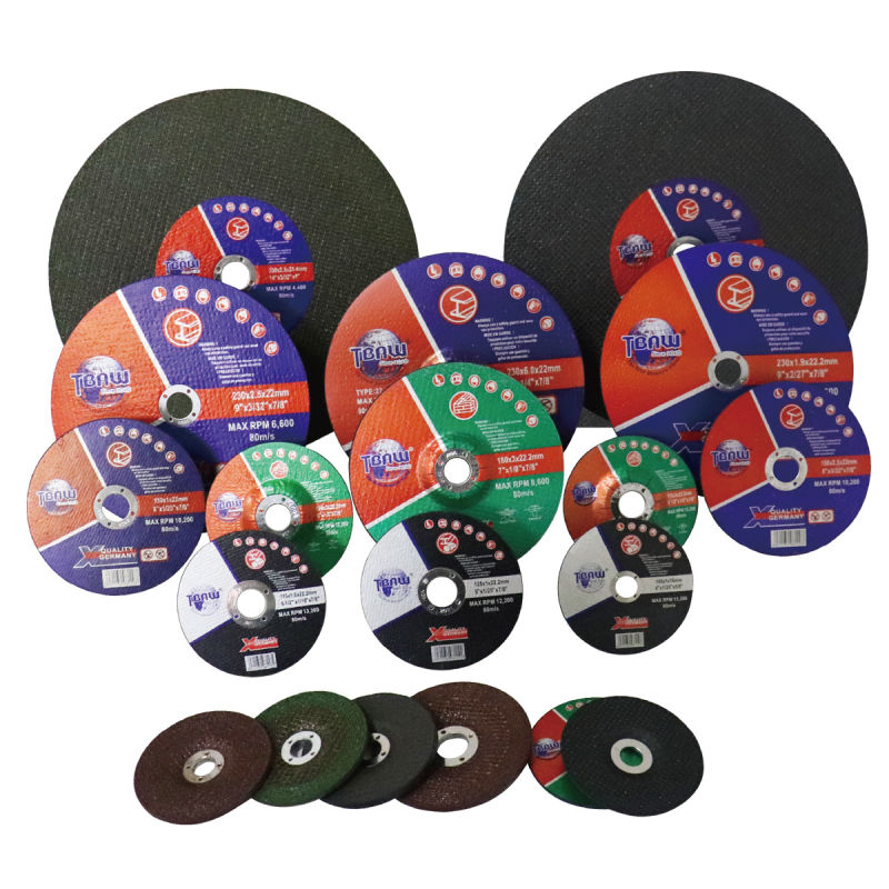 105/115/125/180/230mm Thickness 6mm T27 Depressed Abrasive Disc Grinding Wheel for Abrasive Tools