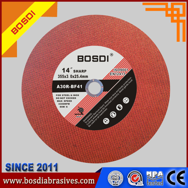 355X2.8X25.4mm Cutting Wheel, 14 Inch Cutting Disc