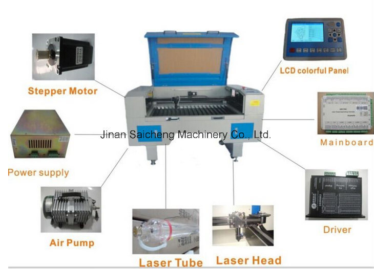 Laser Engraving Machine 900*600mm/1200*800mm/1400*900mm/1600*1200mm From 60W to 180W All Available