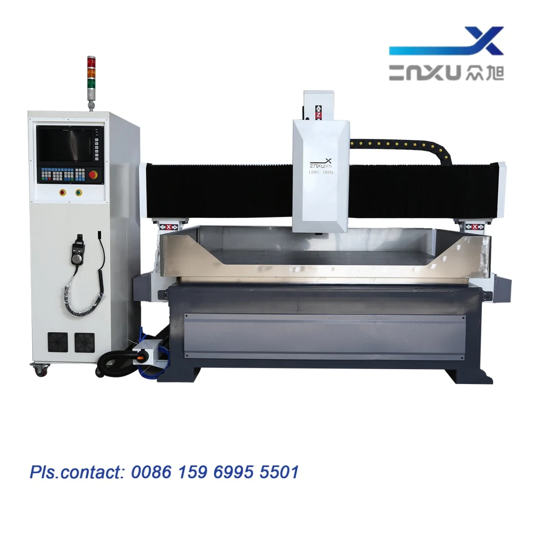 Zxx-C1812 Small Waterjet Cutting Machine Machinery Glass Process Center with Grinding Cutting and Grinding.
