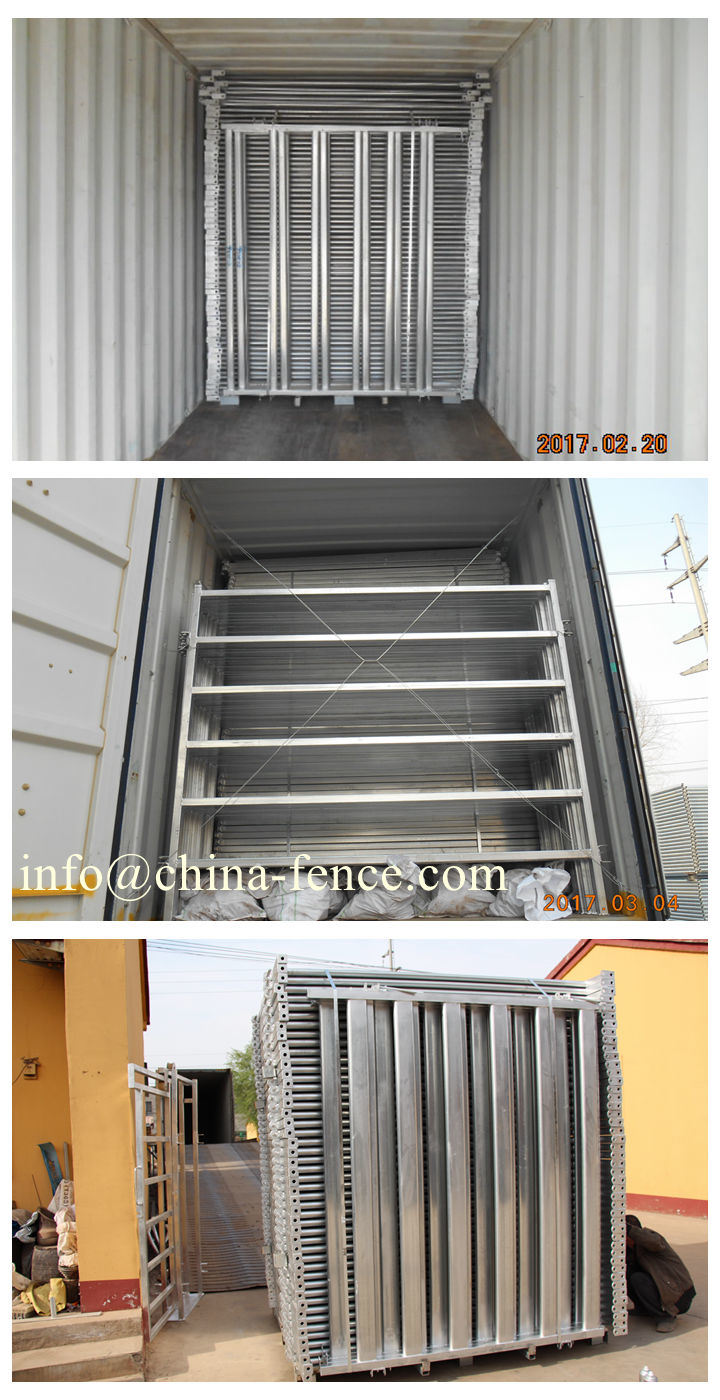 New Arrive 6 Bars Oval Pipe 115 mm Cattle Yards Panel for Sale (XMR92)