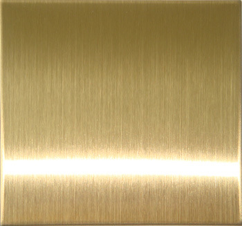 Gold Color Brush Finish Stainless Steel Sheet Free Samples