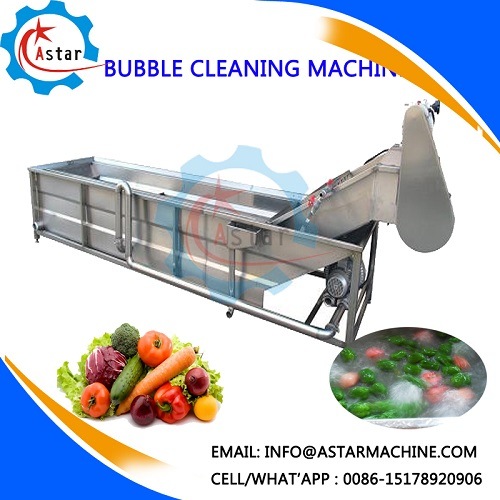 Large Capacity All Kind of Vegetable Fruit Bubble Cleaning Machine (Washing Machine)