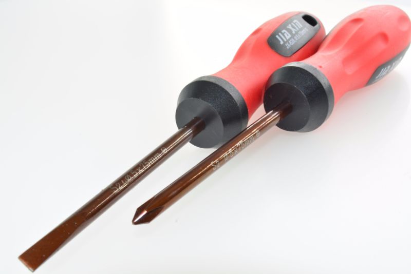 5mm*75mm-150mm Non-Slip Soft Handle Strengthen S2 Steel Screwdriver