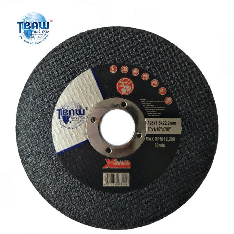 125X1.6X22.2mm Abrasive Tools Metal Inox Cut off Wheel Cutting Disc