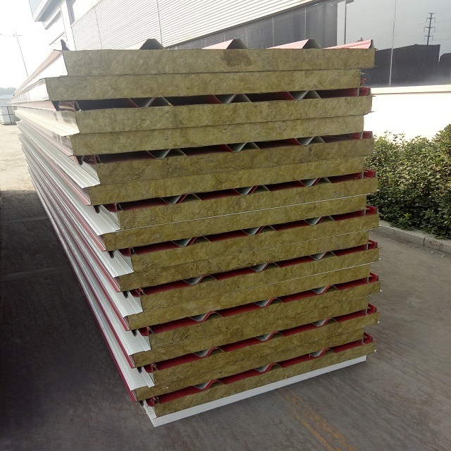 50mm/75mm/100mm Rock Wool Wall Roof Panel