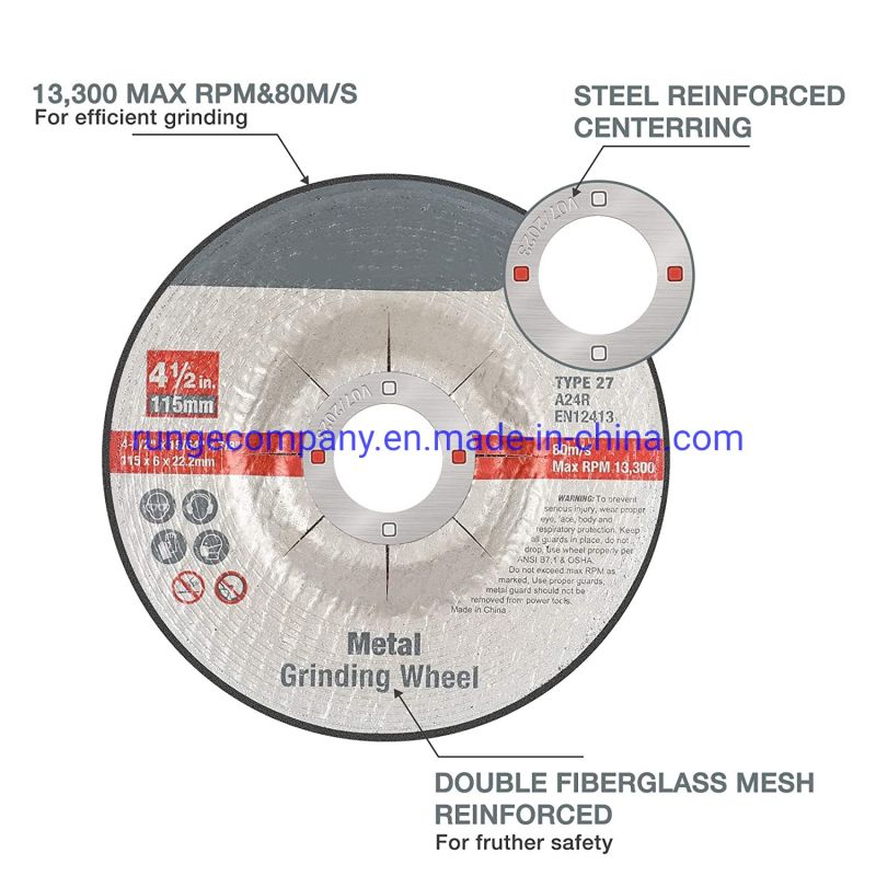 Power Tools4.5" Grinding Wheel for 4.5" Grinder Grinding Wheels for Metal Stainless Steel