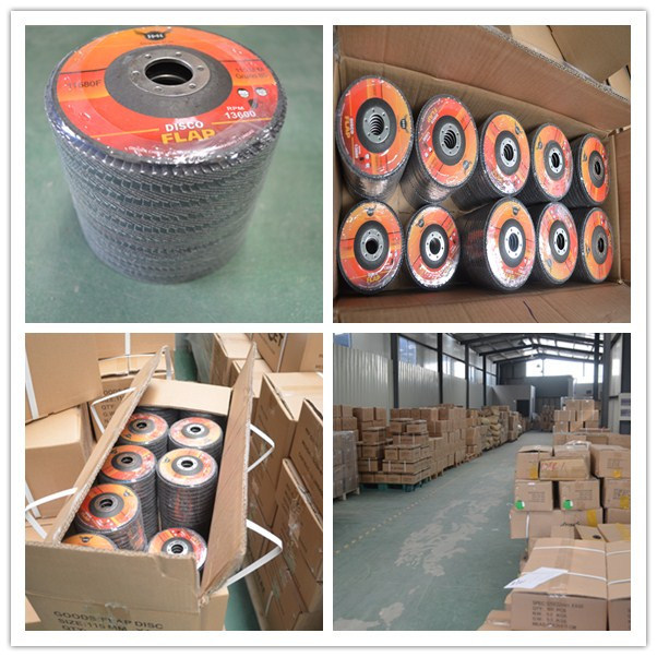 Aluminum Oxide Fiberglass Cover Abrasive Flap Discs