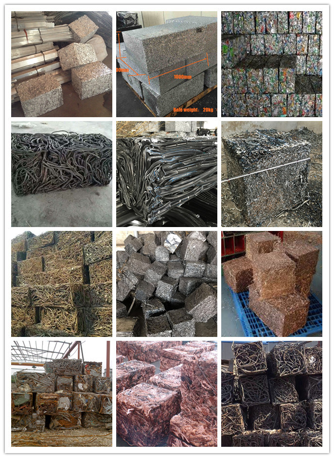 Press Scrap Metal Aluminum Copper Iron Recycling Machine