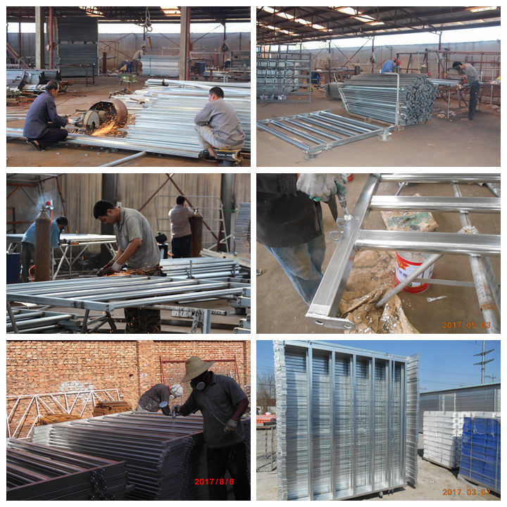 New Arrive 6 Bars Oval Pipe 115 mm Cattle Yards Panel for Sale (XMR92)