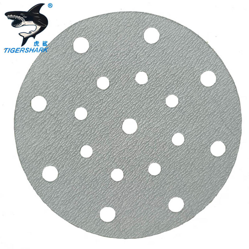 Red Round Abrasive Aluminum Oxide 150 mm Sand Disc