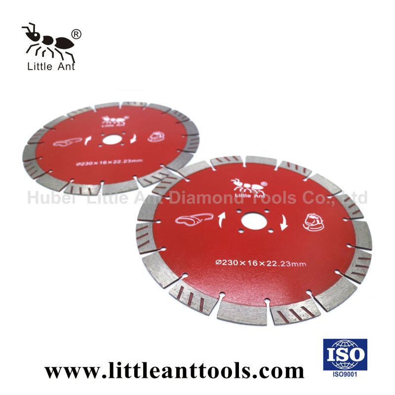 Little Ant Hot Sale 230 mm Hard Stone Cutting Saw Blade